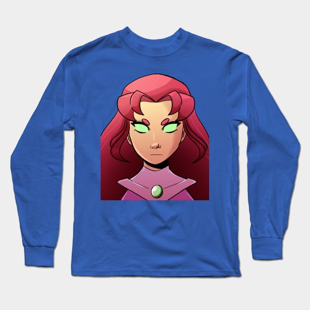 Starfire Long Sleeve T-Shirt by Mjkvn